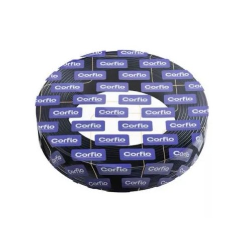 CABO/FIO FLEXIVEL 2,50MM 750V PRETO CORFIO C/100 METROS
