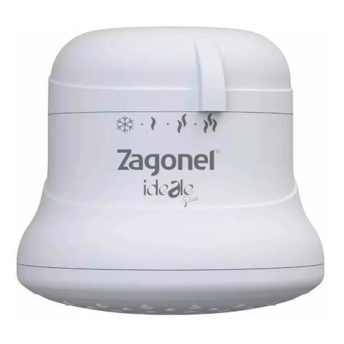 CHUVEIRO ZAGONEL IDEALE PLUS 4 TEMPERATURAS 6800W BRANCO