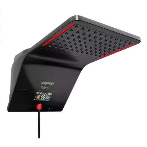 Ducha Chuveiro Eletrônico Zagonel Ducali Premium Preto 220V