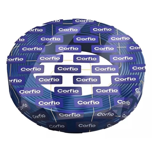 FIO / CABINHO FLEXIVEL 0,50MM 750V AZUL ESCURO CORFIO c/ 200 METROS