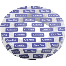 FIO / CABINHO FLEXIVEL 0,50MM 750V BRANCO CORFIO C/ 200 METROS