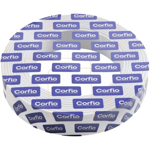 FIO / CABINHO FLEXIVEL 0,50MM 750V BRANCO CORFIO C/ 200 METROS
