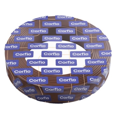 FIO / CABINHO FLEXIVEL 0,50MM 750V MARROM CORFIO C/ 200 METROS