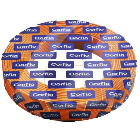 FIO / CABINHO FLEXIVEL 1,50MM 750V LARANJA CORFIO C/ 100 METROS