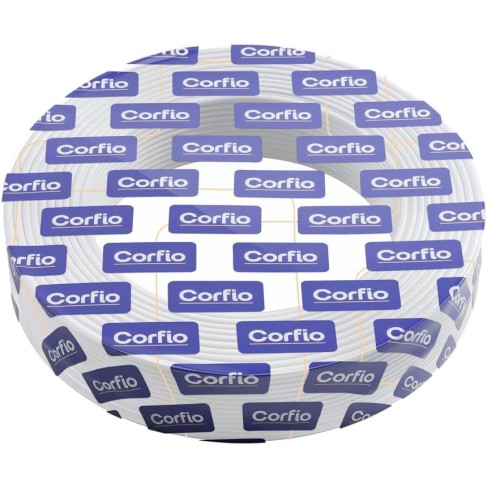 FIO/CABO FLEXIVEL 1,50MM 750V BRANCO C/ 100 METROS CORFIO