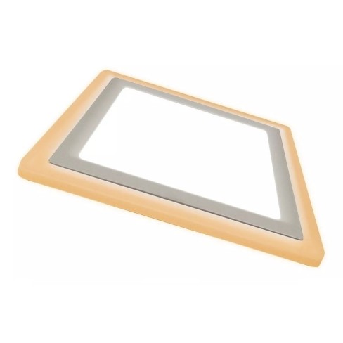 PAINEL TASCHIBRA LED EMBUTIR QUADRADO DUAL COLOR 18W+6W