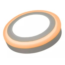 PAINEL TASCHIBRA LED EMBUTIR REDONDO DUAL COLOR 18W+6W