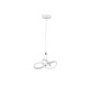 PENDENTE LED TASCHIBRA DUBAI 3000K 15W BRANCO