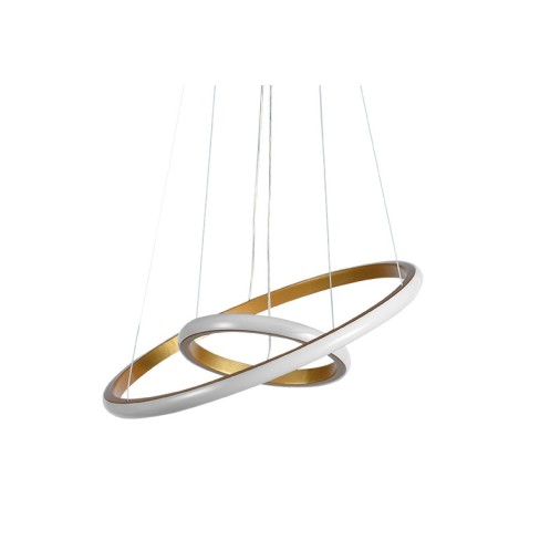 PENDENTE LED TASCHIBRA MONTREAL 3000K 25W OURO FOSCO