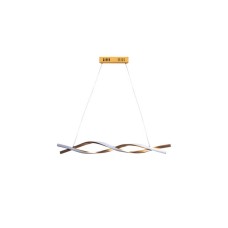 PENDENTE LED TASCHIBRA PARIS 3000K 18W OURO FOSCO