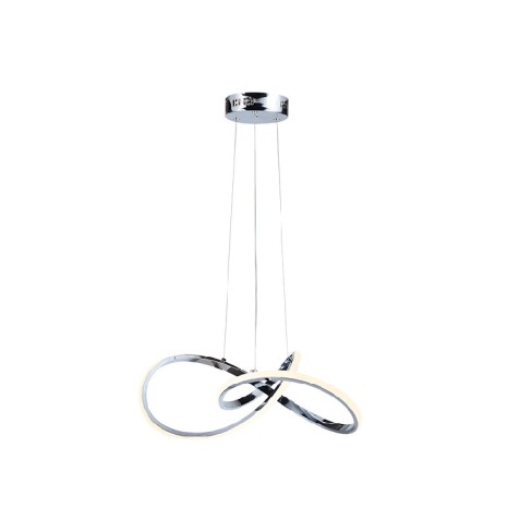 PENDENTE TASCHIBRA TOQUIO LED 30W CROMADO 3000K