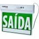 Placa Sinalização Led Saida Psa225 Dupla Face Intelbras