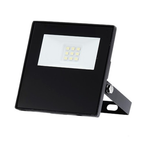 REFLETOR TASCHIBRA 10W LED PRETO 6500K