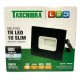 REFLETOR TASCHIBRA 10W LED PRETO 6500K