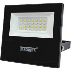 REFLETOR TASCHIBRA 30W LED PRETO BIVOLT 6500K