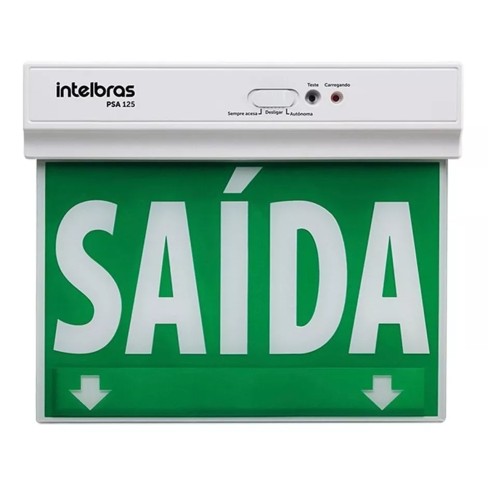 SINALIZACAO SAIDA LED INTELBRAS S/F 26X19 PSA 125