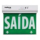 SINALIZACAO SAIDA LED INTELBRAS S/F 26X19 PSA 125 SINALIZACAO SAIDA LED INTELBRAS S/F 26X19 PSA 125