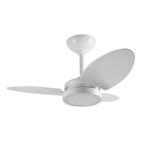 VENTILADOR DE TETO TRON VENTURA LED BRANCO 3 PAS 130W