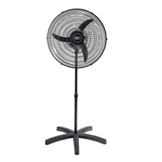 VENTILADOR TRON PEDESTAL 60CM PRETO 220V até 1,50m Altura.